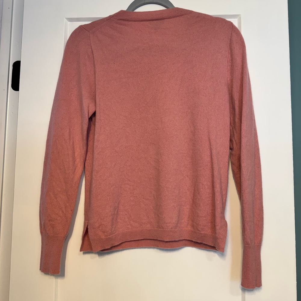 J. Crew Dusty Rose Crew Neck Sweater - Picture 2 of 4